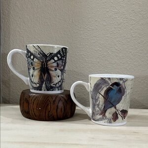 Pinto/SundanceBlue Harbor-Butterfly and Bird Design Mugs -Spring